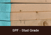 SPF Precut Lumber - Stud Grade