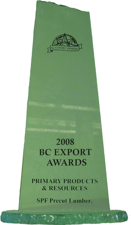 BC Export Awards Trophy