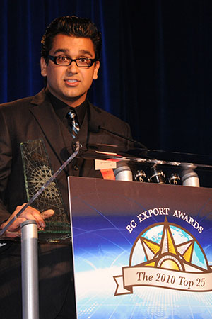 Mo Amir BC Export Award Winner