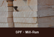 SPF Precut Lumber - Mill Run